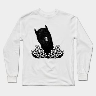 Oyasumi Punpun - Punpun in flowers Long Sleeve T-Shirt